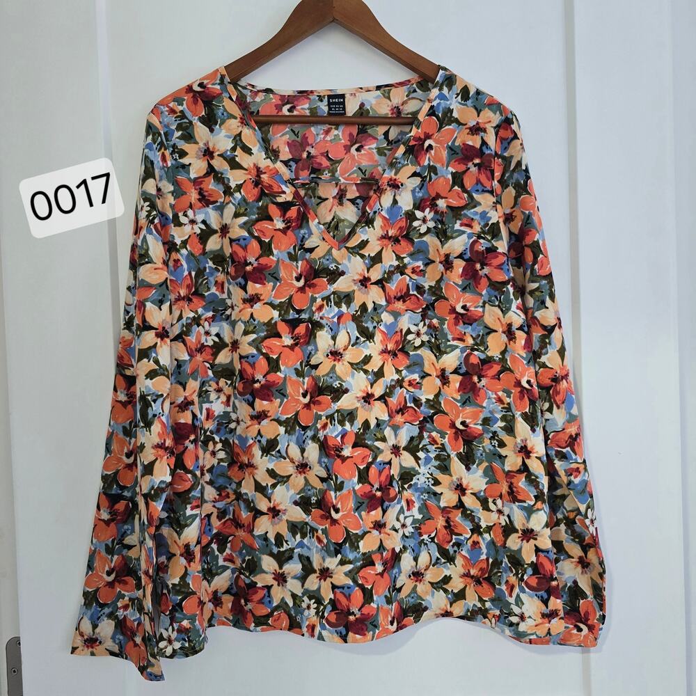 Shein Floral Women's Blouse XL